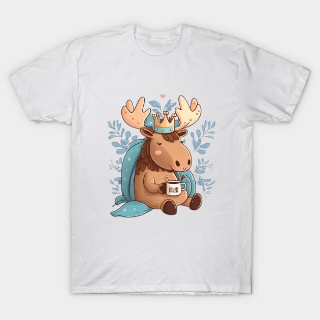 Royal Tea with the Moose Queen T-Shirt by nikovega21